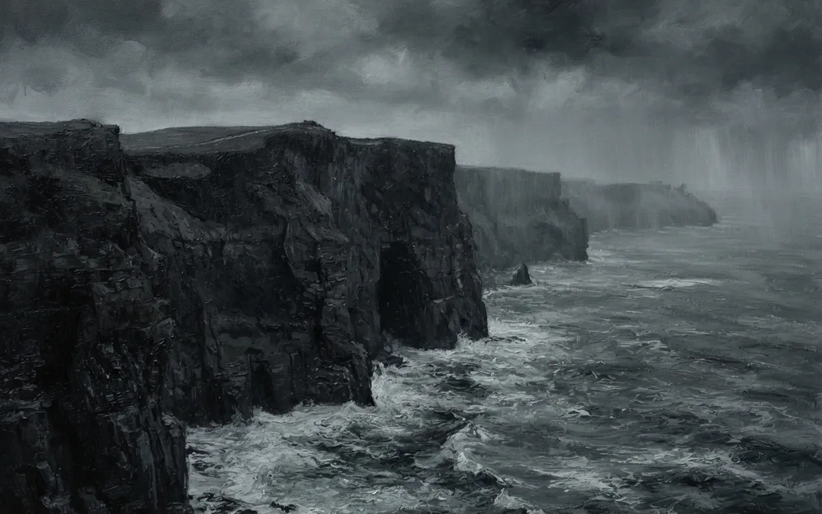 Artwork with a melancholy mood