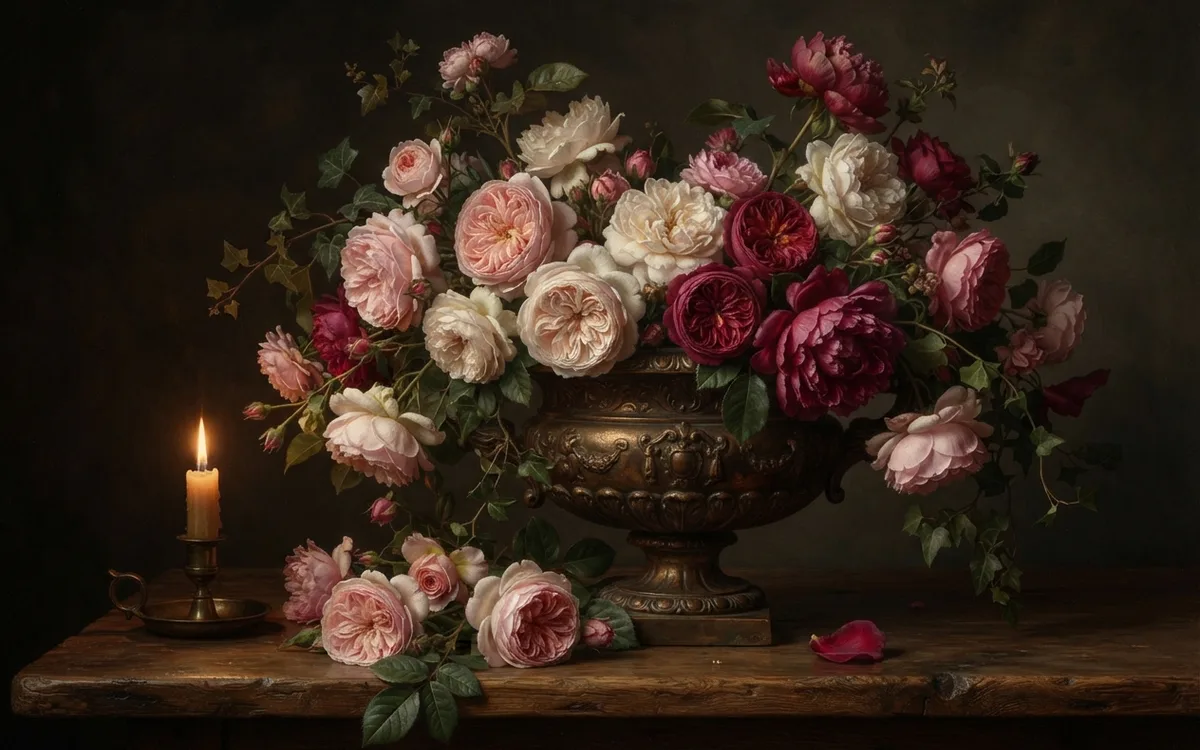 Artwork with a romantic mood